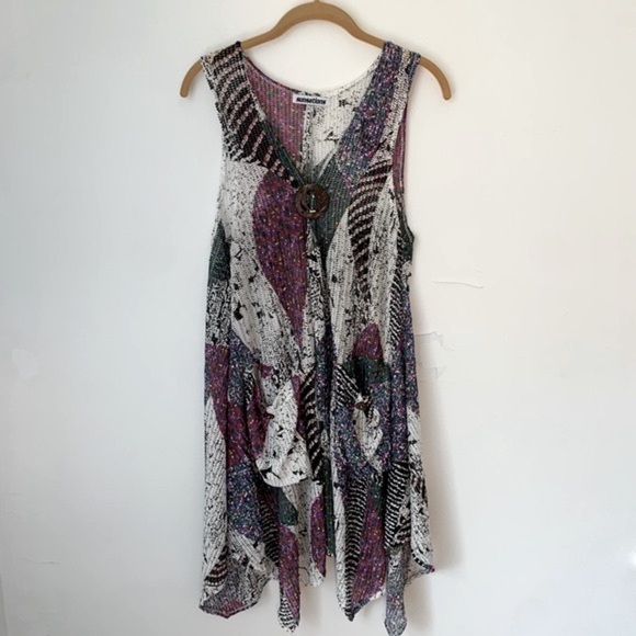 Sunsations Mesh Boho Swim Coverup M/L - Picture 1 of 7